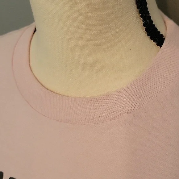 Unisex Small Pink Long Sleeve Teddy Swims Concert T Shirt NWOT - Picture 3 of 7